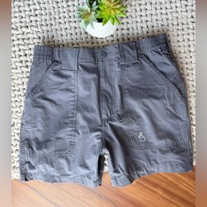 Hook and Tackle | Men’s Beer Can Island Stretch Nylon Fishing Shorts Gray | 34